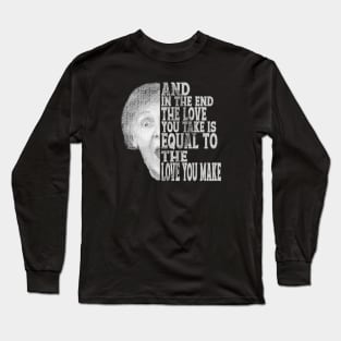 Equal Love Quote Illustration Long Sleeve T-Shirt